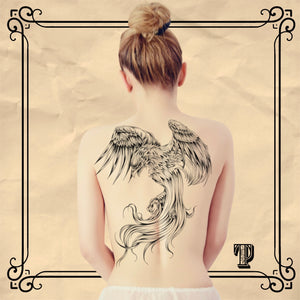 15 Phoenix tattoo stamps // Brushes for procreate, outline drawing for tattoo stencil