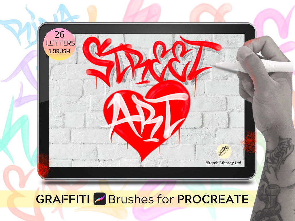 Graffiti Lettering // Brushes for Procreate